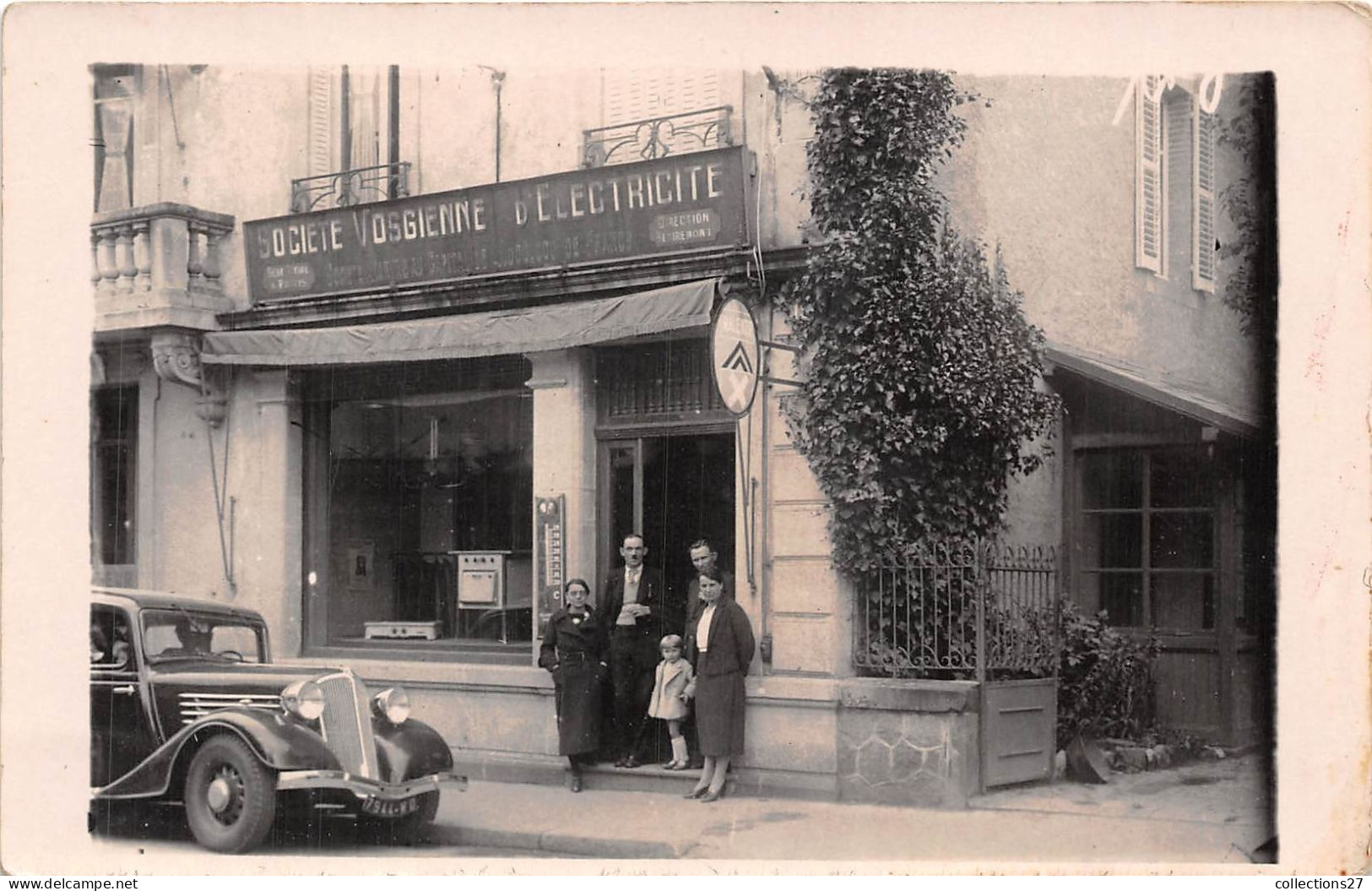 88-REMIREMONT- CARTE-PHOTO- SOCIETE VOSGIENNE D'ELECTRICITE - Remiremont