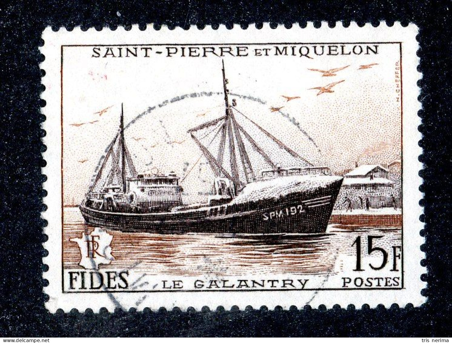 1122 Wx St Pierre 1956 YT 352 Used (Lower Bids 20% Off) - Gebruikt