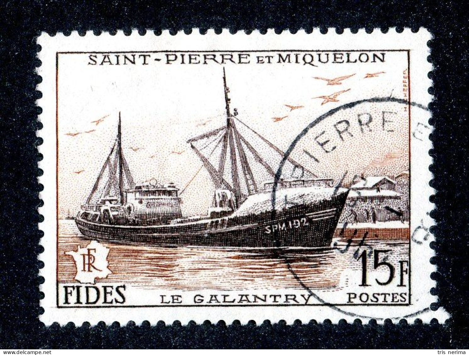 1123 Wx St Pierre 1956 YT 352 Used (Lower Bids 20% Off) - Usati