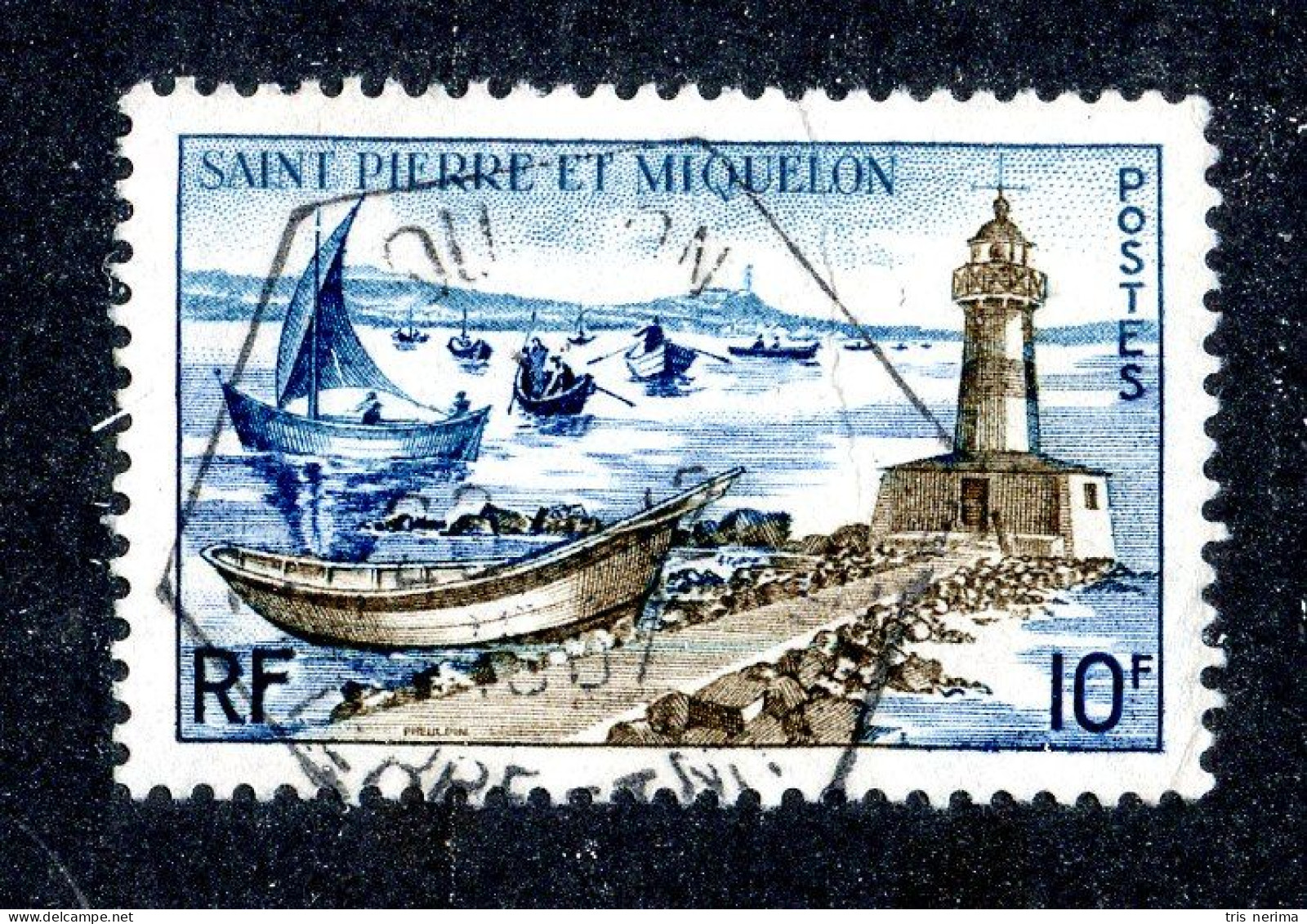 1130 Wx St Pierre 1957 YT 357 Used (Lower Bids 20% Off) - Oblitérés