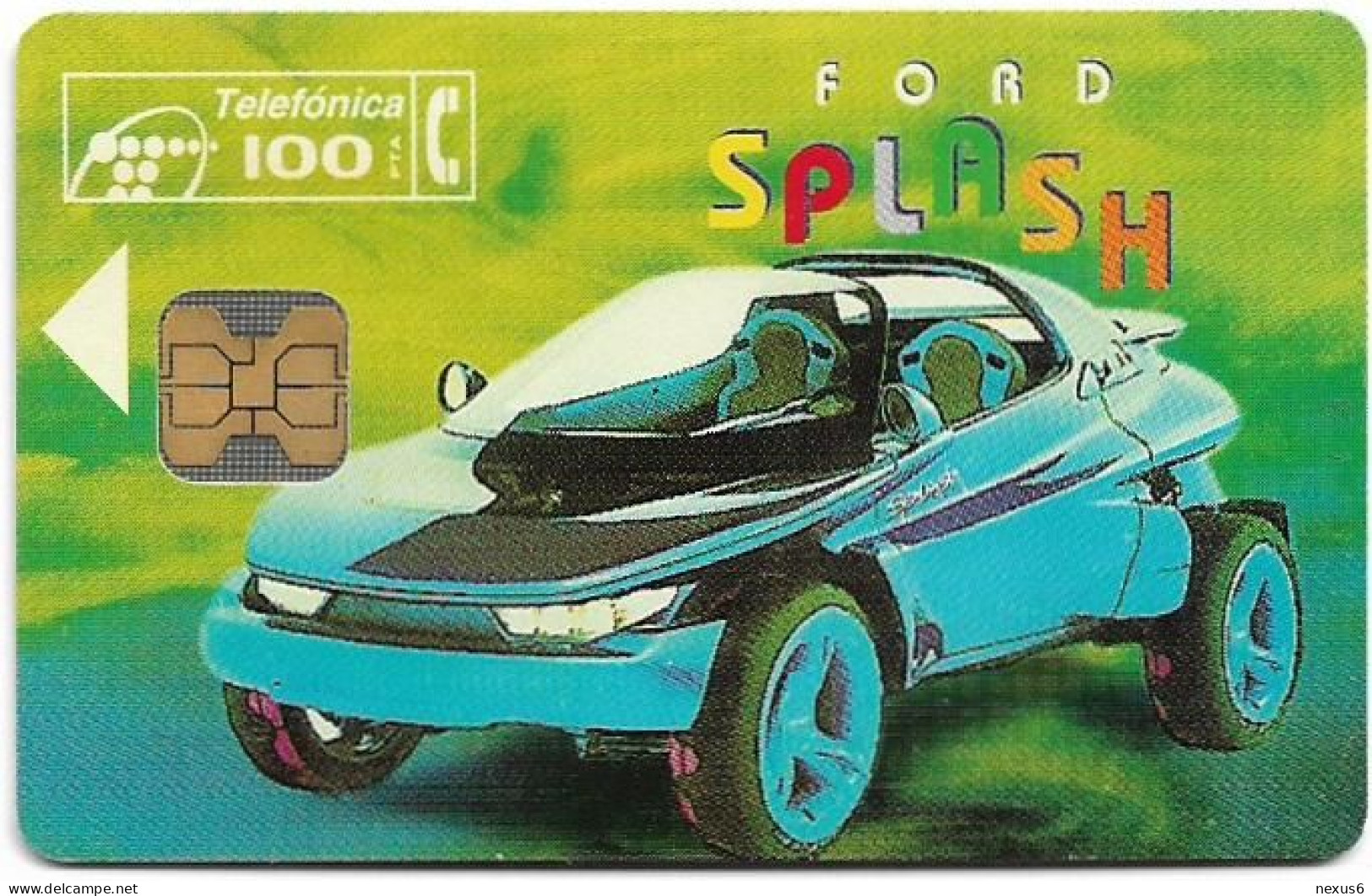 Spain - Telefónica - Cars (Prototypes) - Ford Splash, P-074 - 05.1994, 100PTA, 3.000ex, Mint - Privatausgaben