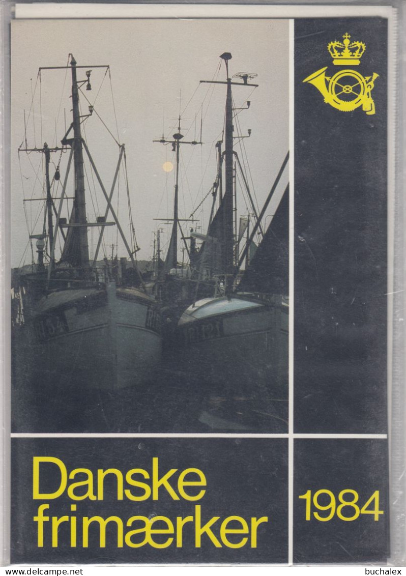 Danske Frimaerker Jahrbuch 1984 ** Postfrisch - Dänemark - Ganze Jahrgänge