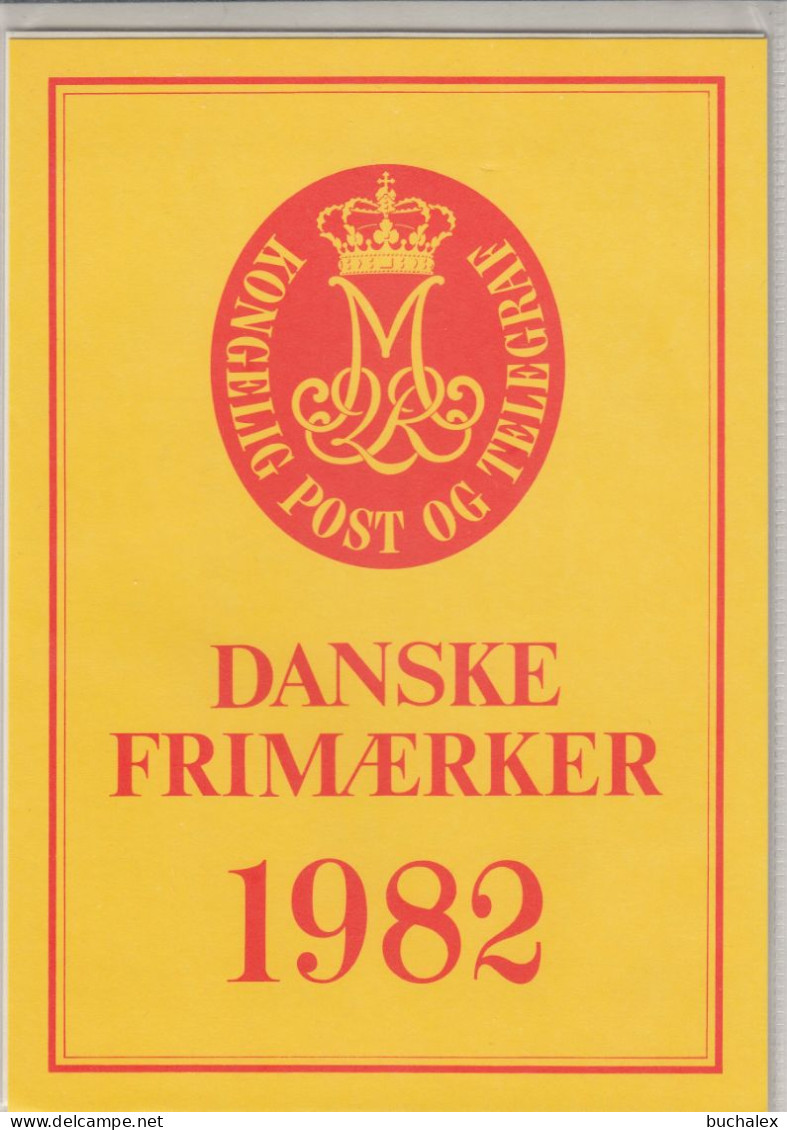 Danske Frimaerker Jahrbuch 1982 ** Postfrisch - Dänemark - Annate Complete