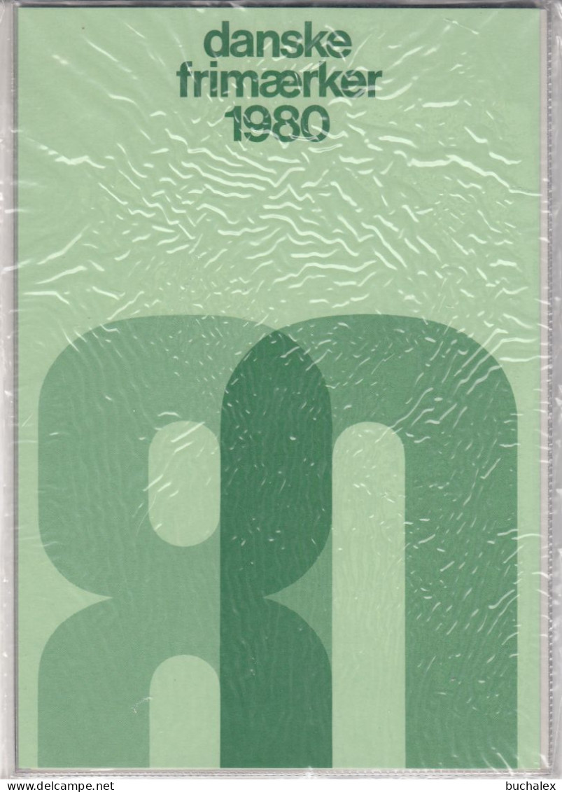 Danske Frimaerker Jahrbuch 1980 ** Postfrisch - Dänemark - Ganze Jahrgänge