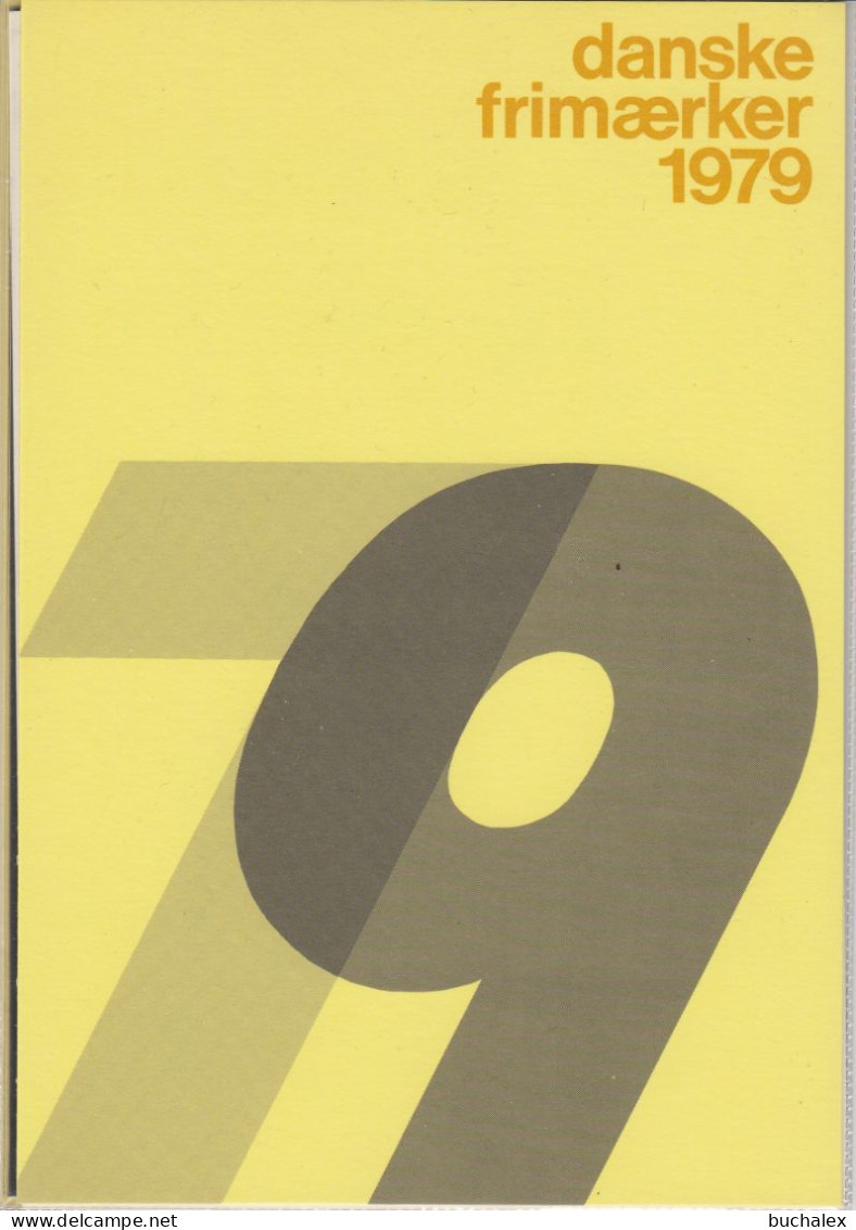 Danske Frimaerker Jahrbuch 1979 ** Postfrisch - Dänemark - Années Complètes