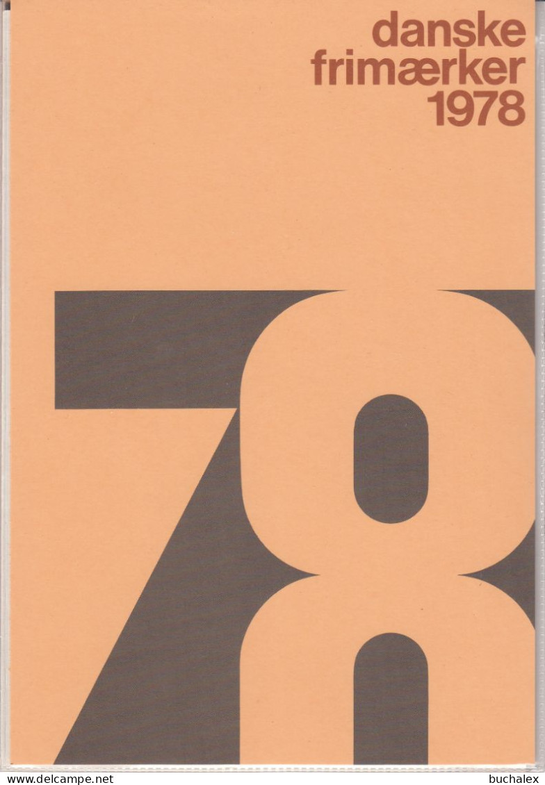 Danske Frimaerker Jahrbuch 1978 ** Postfrisch - Dänemark - Años Completos