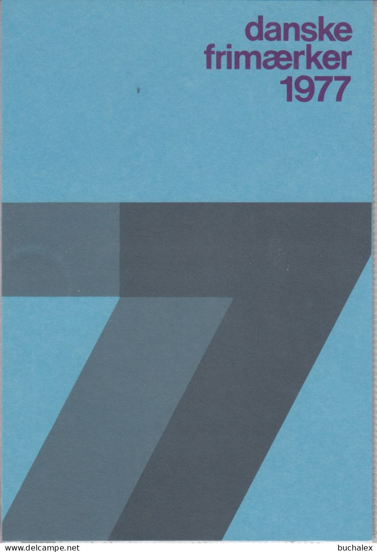 Danske Frimaerker Jahrbuch 1977 ** Postfrisch - Dänemark - Full Years