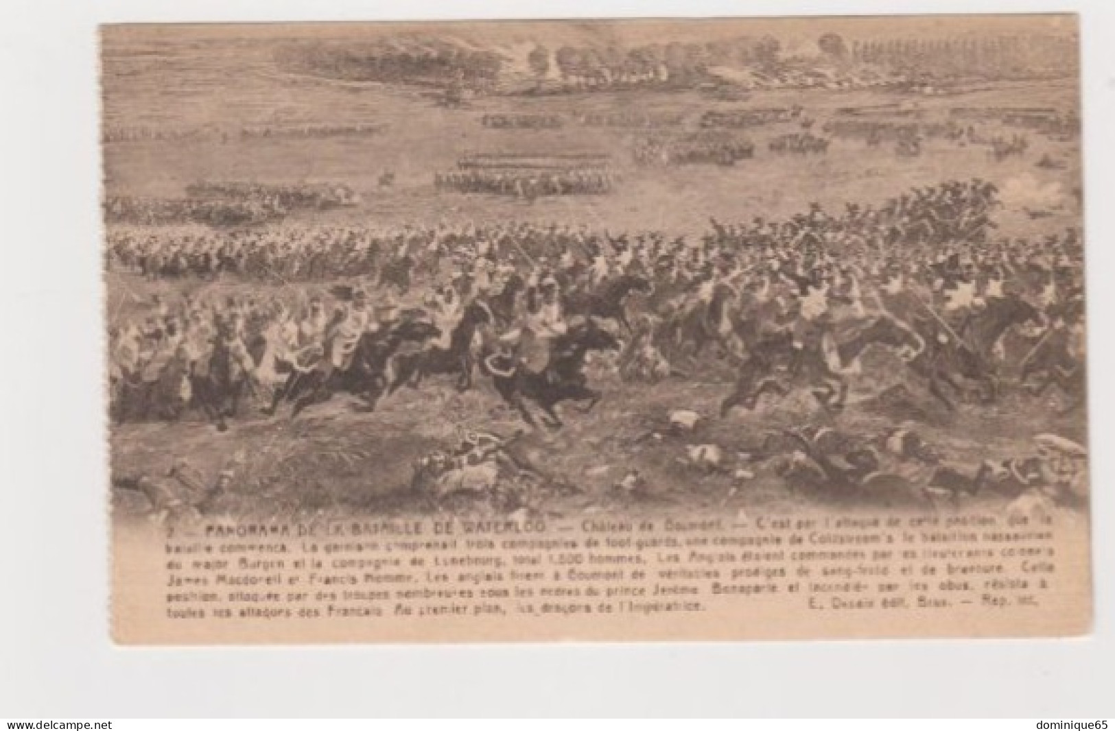 Carnet 12 Cartes Postales Panorama Bataille Waterloo Louis Sumoilin 1912 - Waterloo