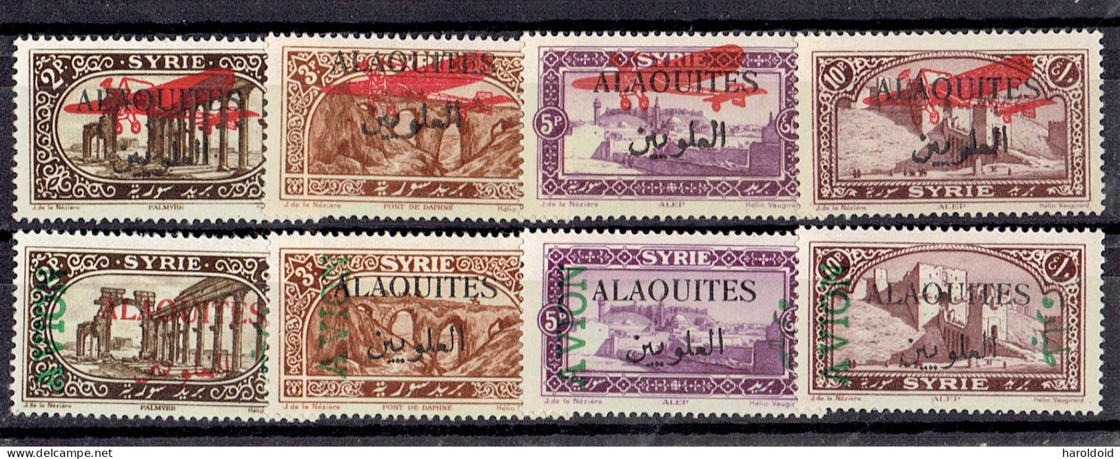 ALAOUITES - POSTE AERIENNE - PA N°5/12 X TB/TTB - Unused Stamps