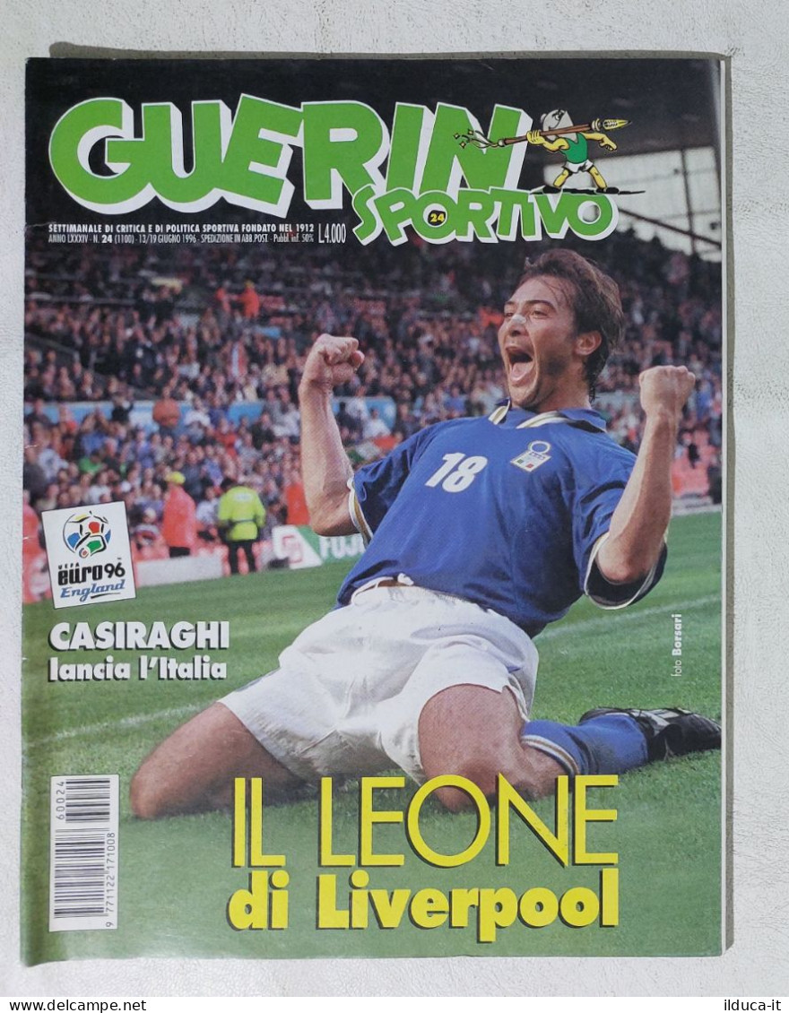 I115065 Guerin Sportivo A. LXXXIV N. 24 1996 - Casiraghi - Liverpool - Italia - Deportes