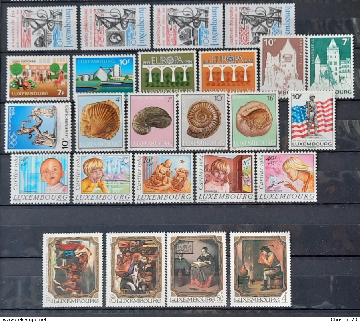 Luxembourg 1984 N°1041/66  **TB Cote 49€85 - Full Years