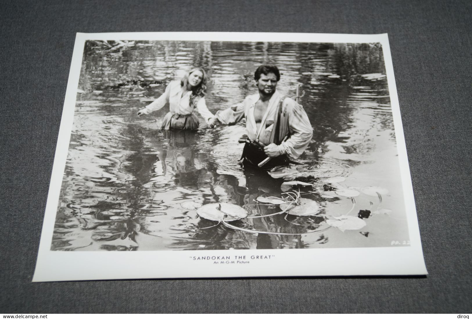 RARE,Steve Reeves, Grande Photo Originale Pour Le Cinéma,25,5 Cm. Sur 20,5 Cm. - Foto's