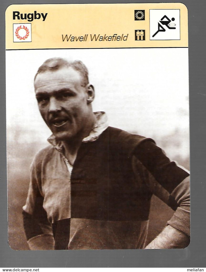 GF340 - SPORTCASTER - JOHN PULLIN KEITH FIELDING WAVELL WAKEFIELD ROGER UTTLEY NIGEL HORTON BUDGE ROGERS DICKIE JEEPS - Rugby