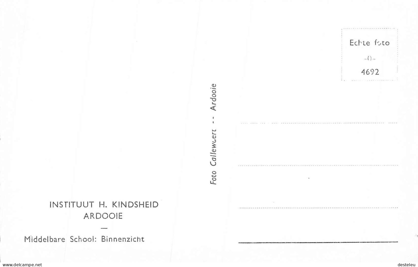 Instituut H. Kindsheid - Middelbare School - Binnenzicht - Ardooie - Ardooie