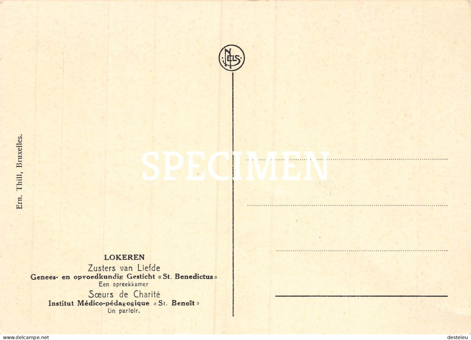 Zusters Van Liefde - Een Spreekkamer - St. Benedictus - Lokeren - Lokeren