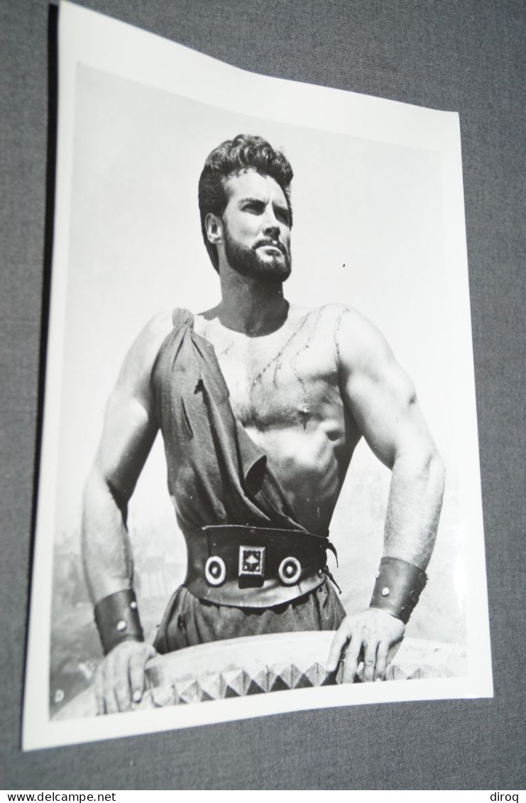 RARE,Steve Reeves, Grande Photo Originale Pour Le Cinéma,25,5 Cm. Sur 20,5 Cm. - Photographs