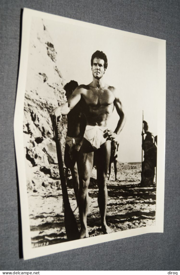 RARE,Steve Reeves, Grande Photo Originale Pour Le Cinéma,25,5 Cm. Sur 20,5 Cm. - Foto