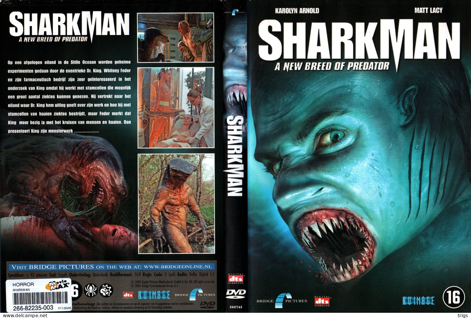 DVD - Sharkman - Horreur