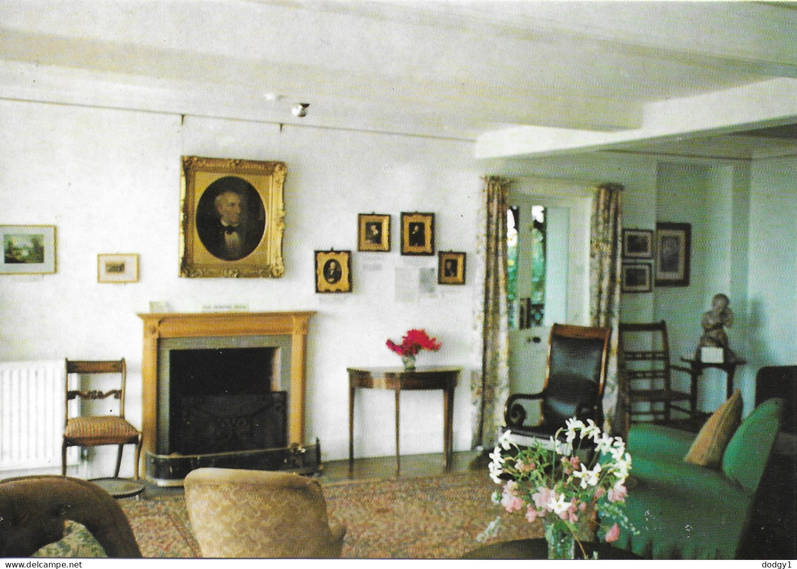 THE DRAWING ROOM, RYDAL MOUNT, CUMBRIA, ENGLAND. UNUSED POSTCARD   Ps3 - Ambleside
