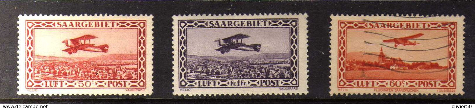 Sarre (1928-32) - Avion Survolants Des Paysages   - Neufs* - MH Ou Oblit - Luftpost