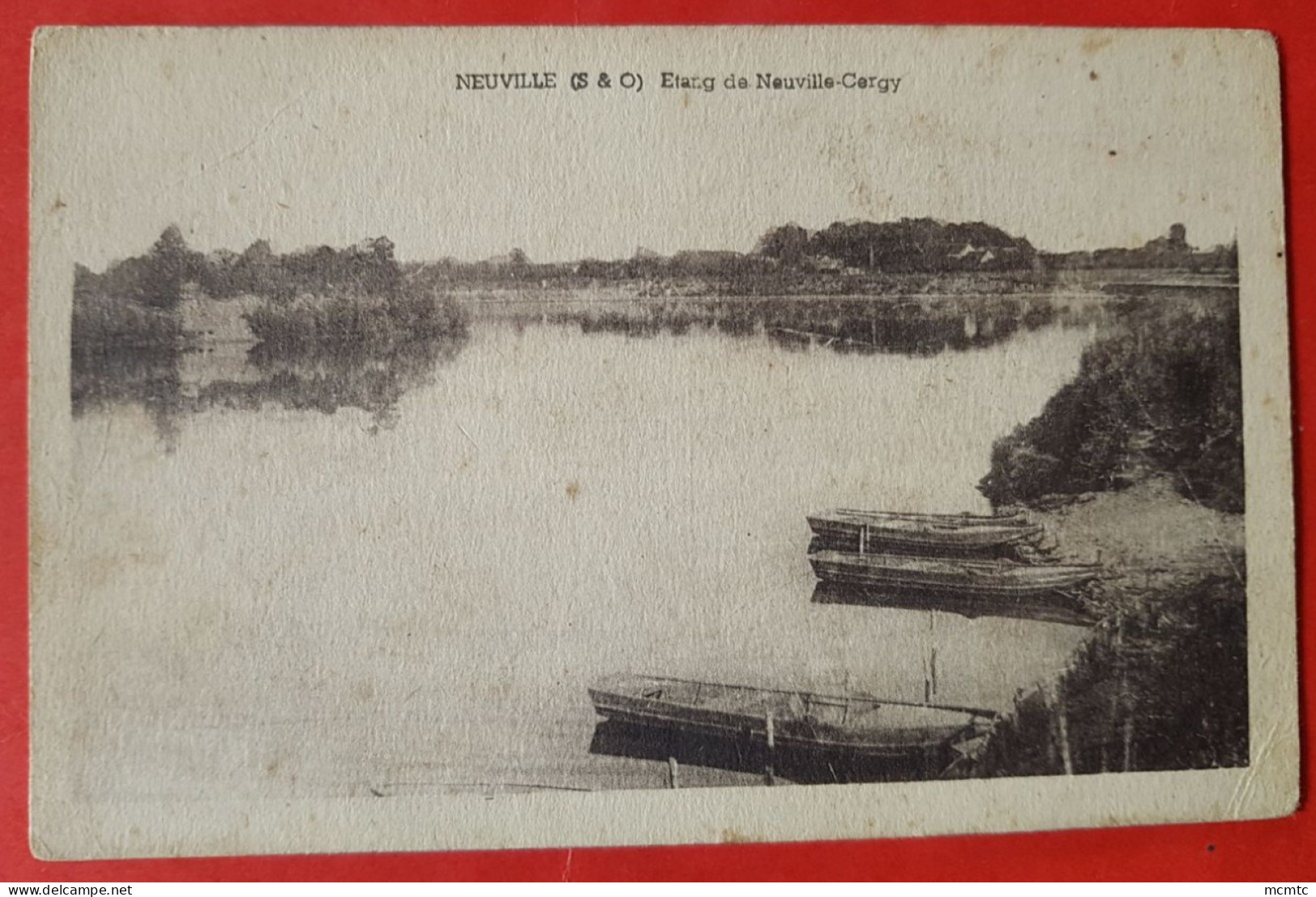 CPA Abîmée - Neuville  -(S.-et-O.) - Etang De Neuville Cergy - Neuville-sur-Oise