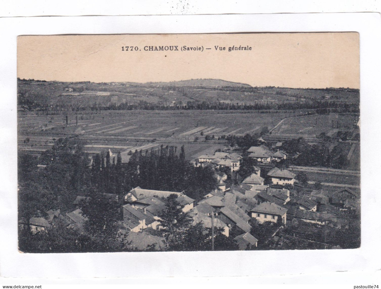 CPA :  14 X 9  -  CHAMOUX - Vue Générale - Chamoux Sur Gelon