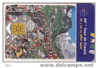 # France 1122  TOUR DE France 2001 AFFICHE 50u Gem2 06.01 Tres Bon Etat - 2001