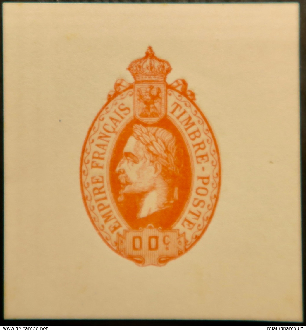 LP3137/881 - 1866 - EMPIRE - ESSAI EPREUVE - PROJET RENARD - NON EMIS NEUF SANS GOMME - Prove, Non Emessi, Vignette Sperimentali