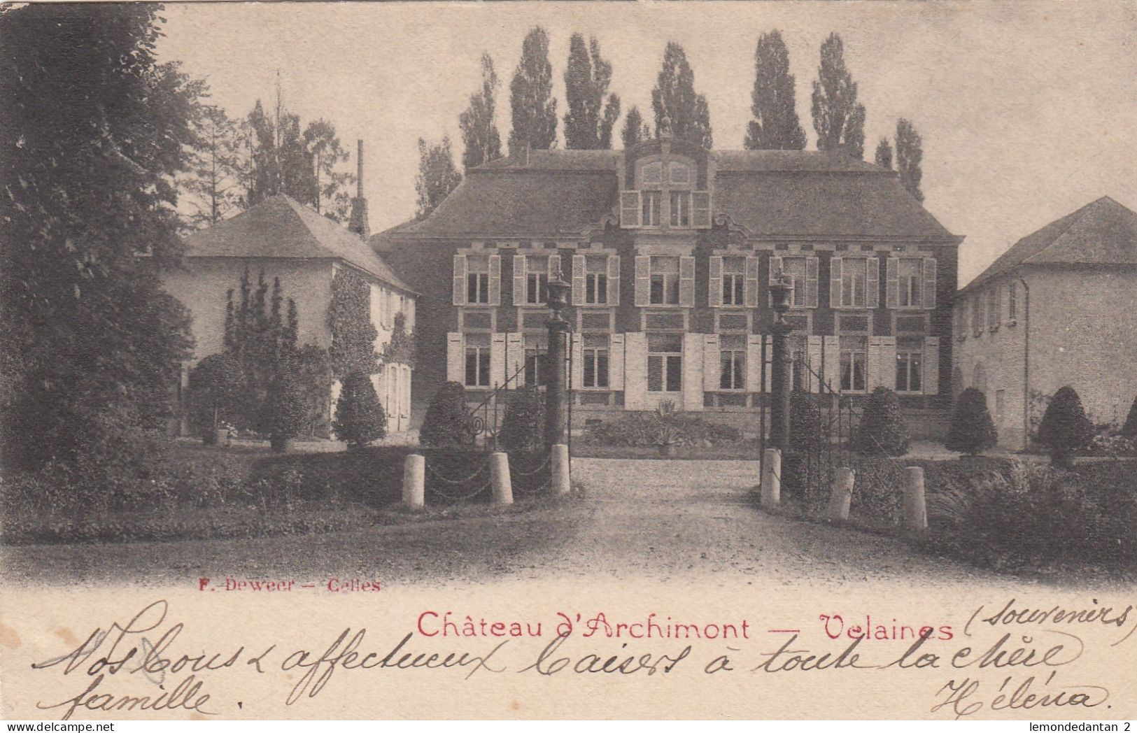 Velaines - Château D'Archimont - Celles