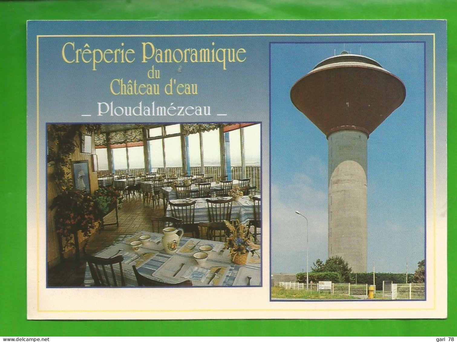 CP  (29) Crêperie Panoramique Du Château D'eau - Ploudalmézeau - Ploudalmézeau