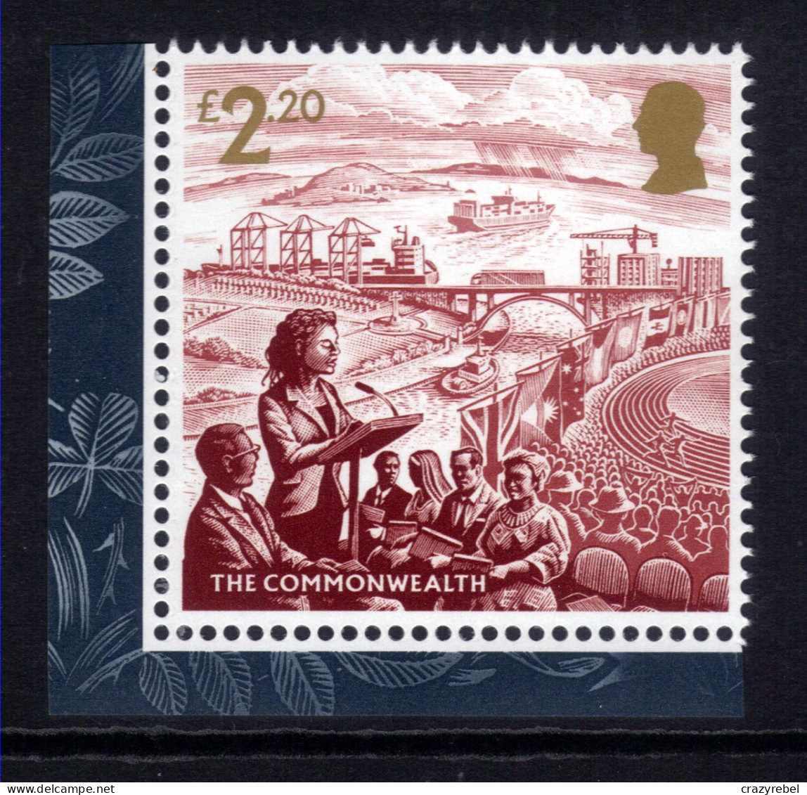 GB 2023 KC 3rd £2.20 Coronation 6 May 2023 Commonwealth Umm Ex Mini Sheet (T790 ) - Ongebruikt