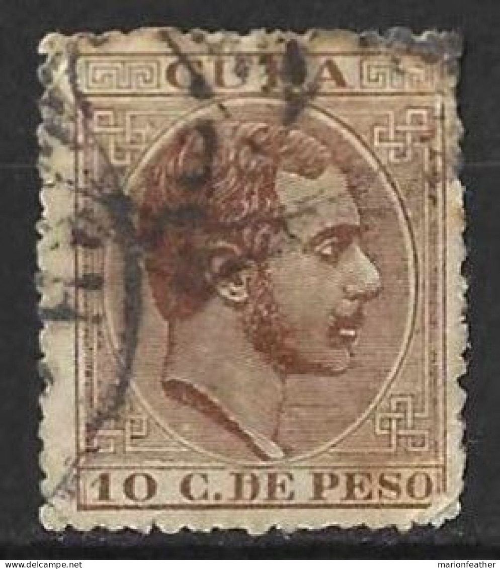 CUBA...." 1882.."....SG101....DEEP SHADE.....BEND IN CORNER.....USED... - Usati