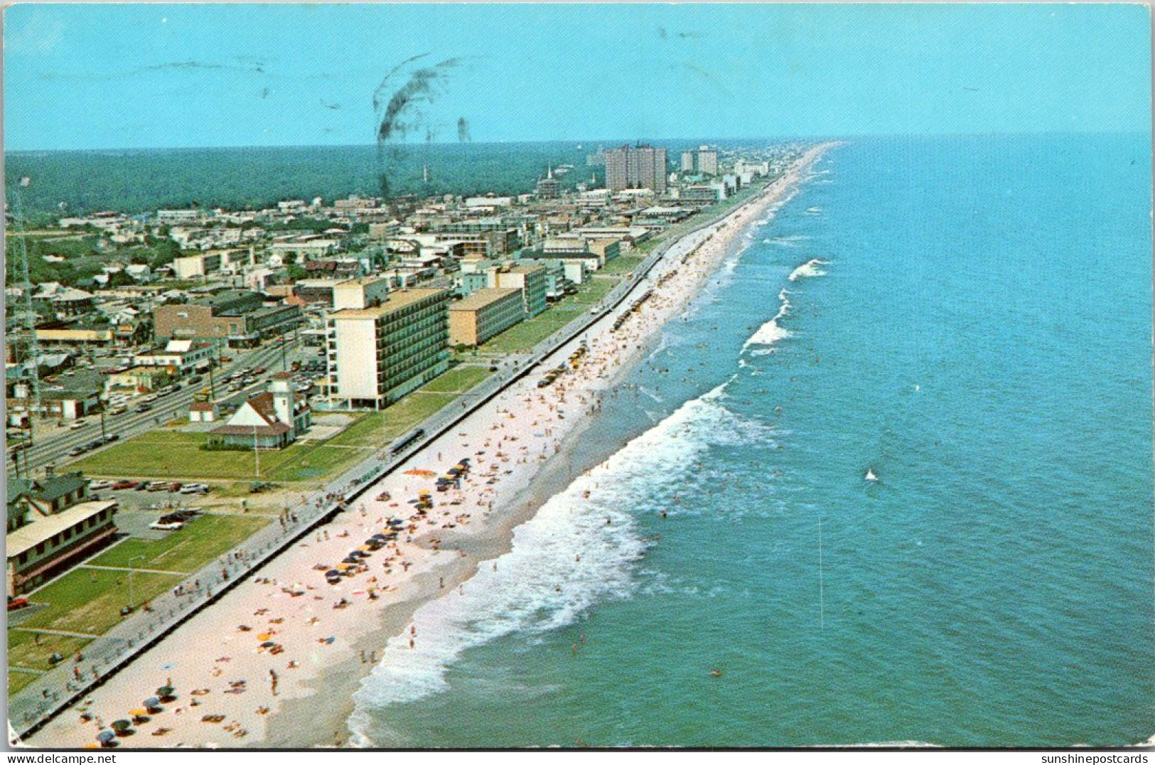 Virginia Virginia Beach Aerial Panoramic View 1976 - Virginia Beach