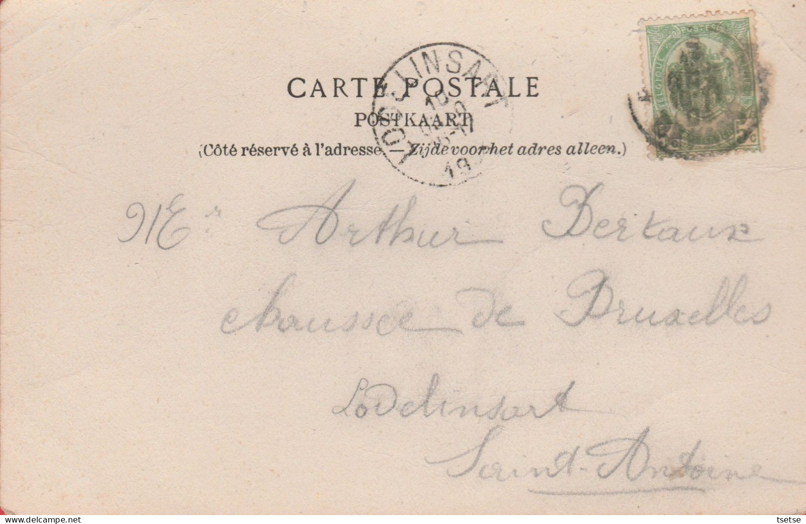Jette St. Pierre - L'Ecole Communale -1904 ( Voir Verso ) - Jette