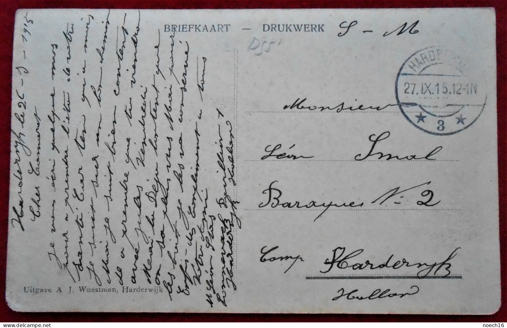 CPA 1915 NL  Harderwijk - Vischpoort - Harderwijk