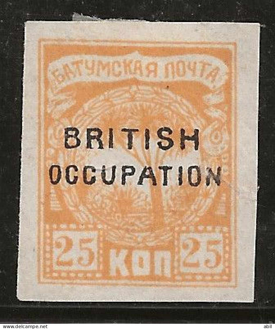 Russie 1919 N° Y&T : Batoum 9 * - 1919-20 Occupation Britannique