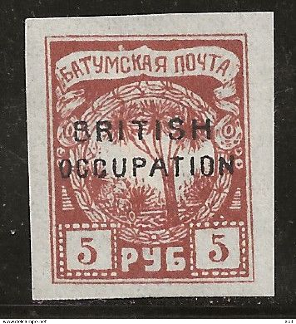 Russie 1919 N° Y&T : Batoum 13 * - 1919-20 Occupation: Great Britain