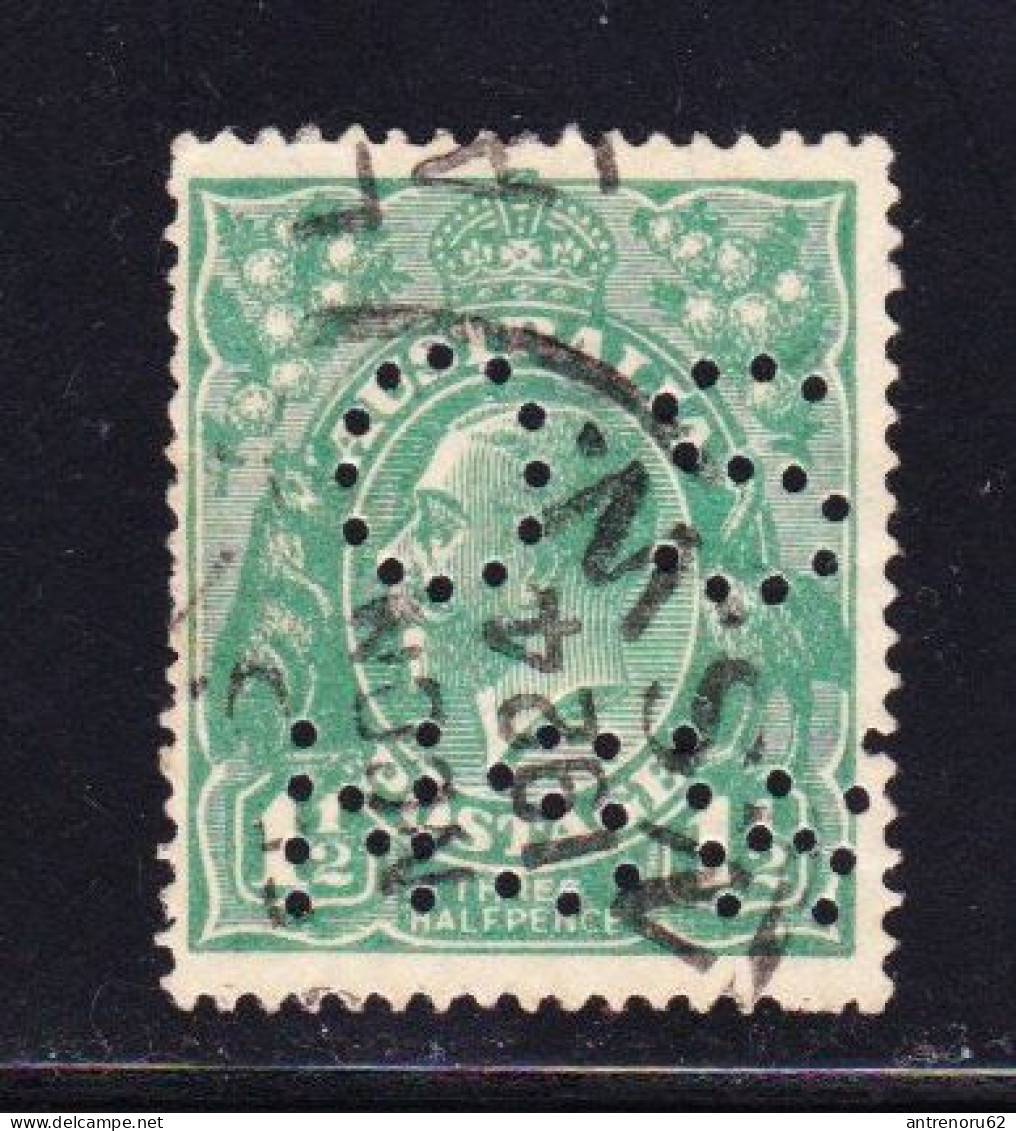 STAMPS-AUSTRALIA-1915-OS-SEE-SCAN - Dienstzegels