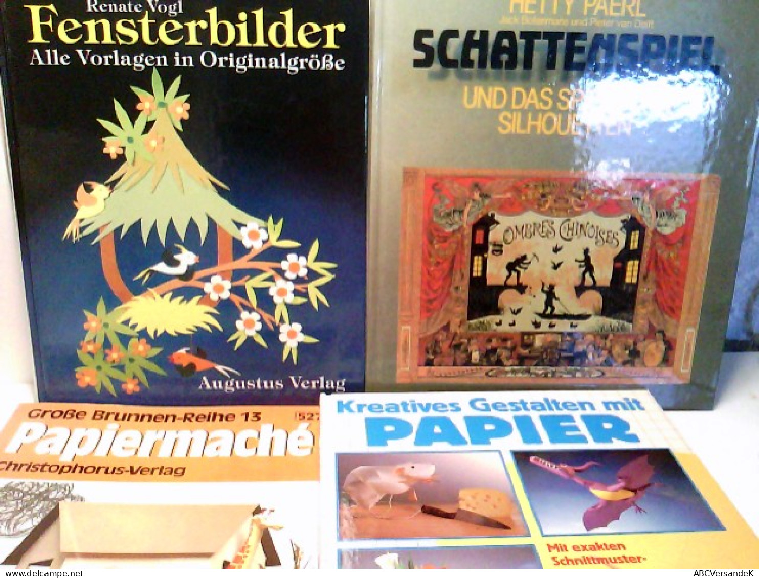 Konvolut: 4 Diverse Bände  Papierbasteln Und Spielen. - Altri & Non Classificati