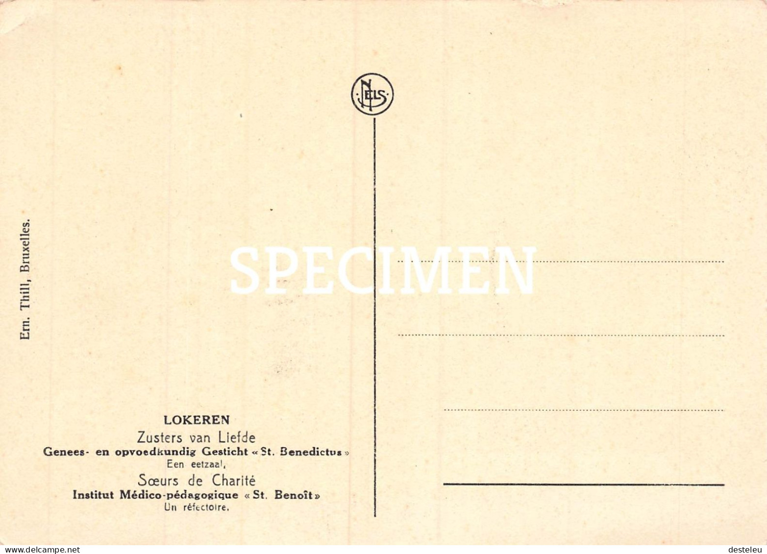 Zusters Van Liefde - Een Eetzaal - St. Benedictus - Lokeren - Lokeren