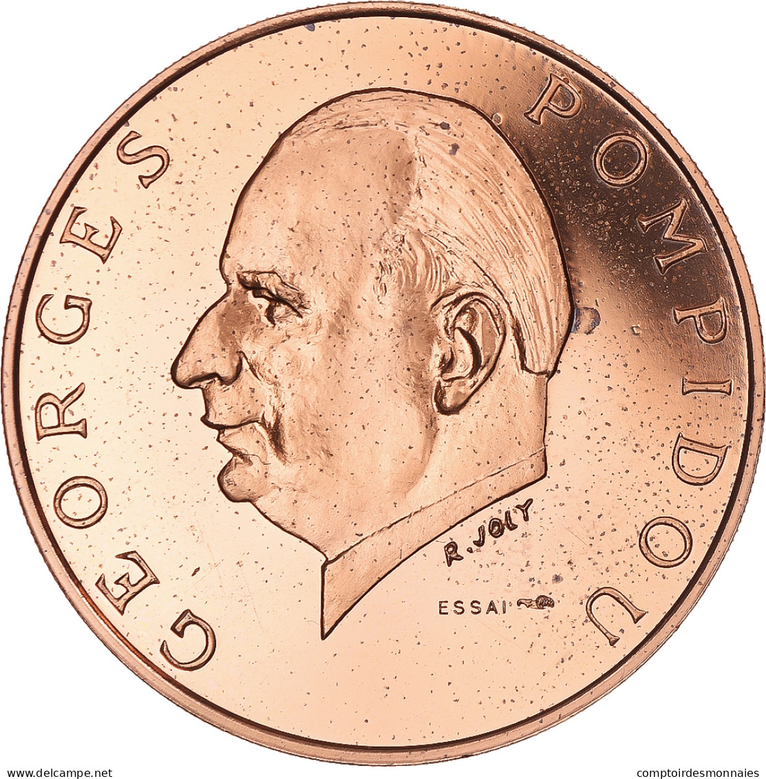 Monnaie, Gabon, 5000 Francs, 1971, Paris, ESSAI, FDC, Copper-Aluminum-Nickel - Gabón