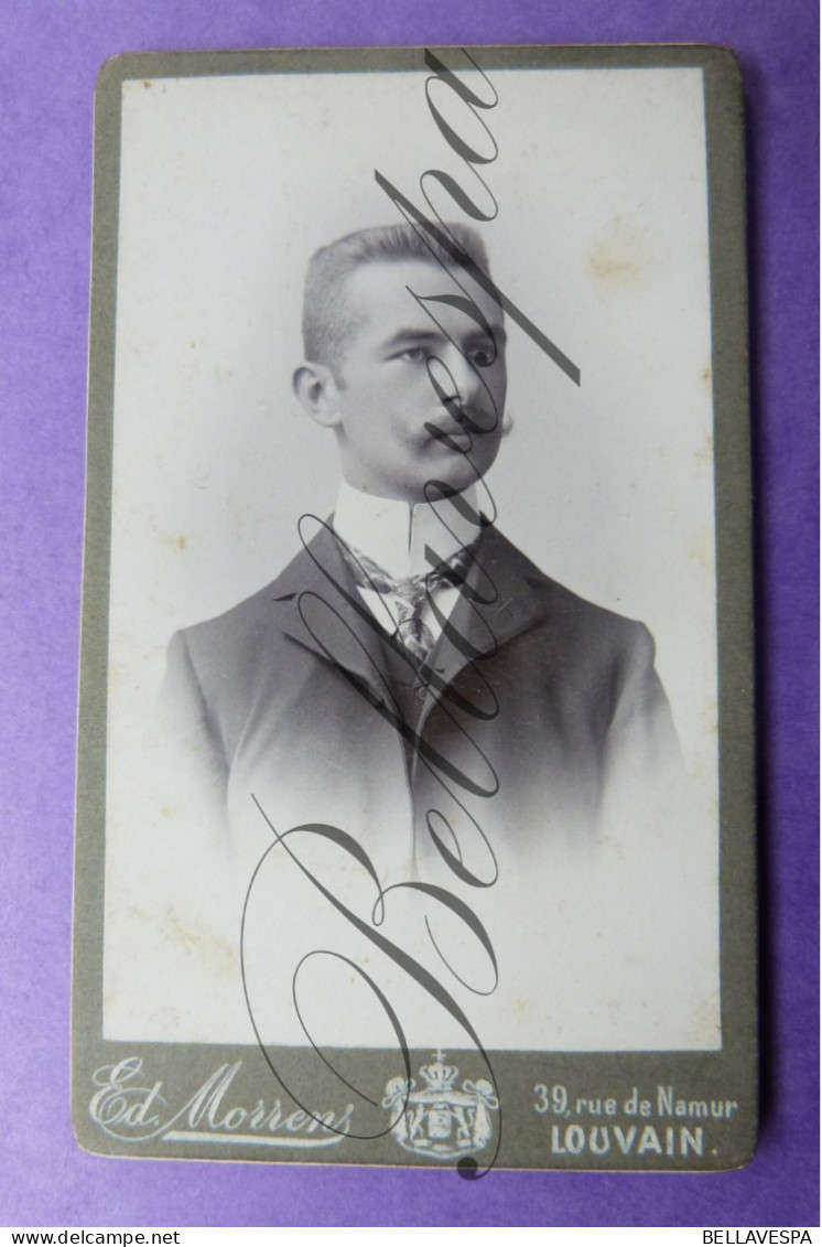 C.D.V. -Photo-Carte De Visite E.Morren / Alphonse Van Der Straten "Waillet Student Leuven 1901-1906 - Identifizierten Personen