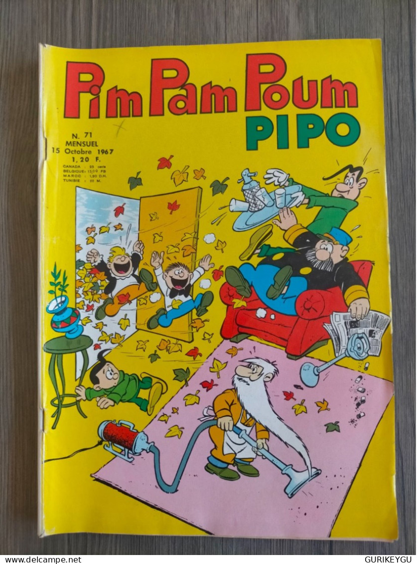 PIM PAM POUM PIPO N° 71  LUG   15/10/1967 TBE - Tintin