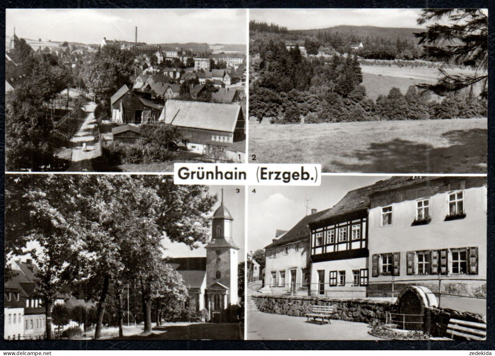 G3824 - Grünhain - Verlag VEB Bild Und Heimat Reichenbach - Gruenhain