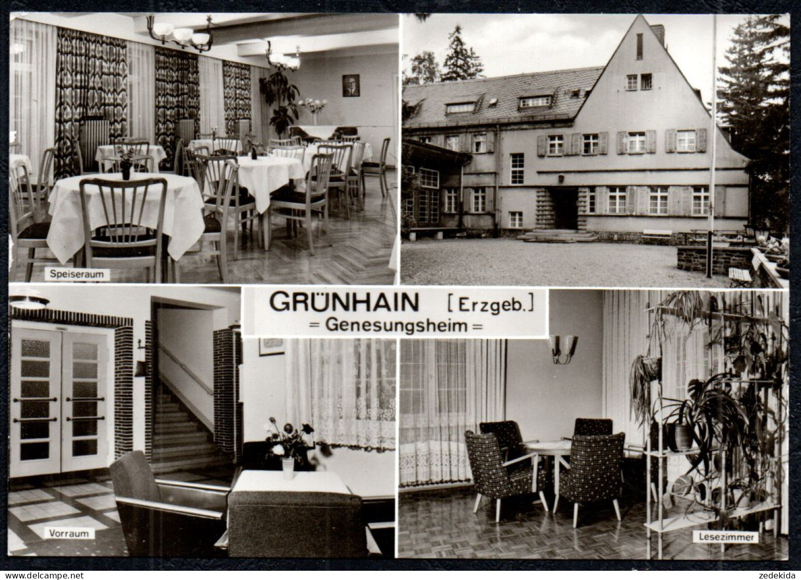 G3826 - Grünhain - Genesungsheim - Verlag Bild Und Heimat Reichenbach - Grünhain