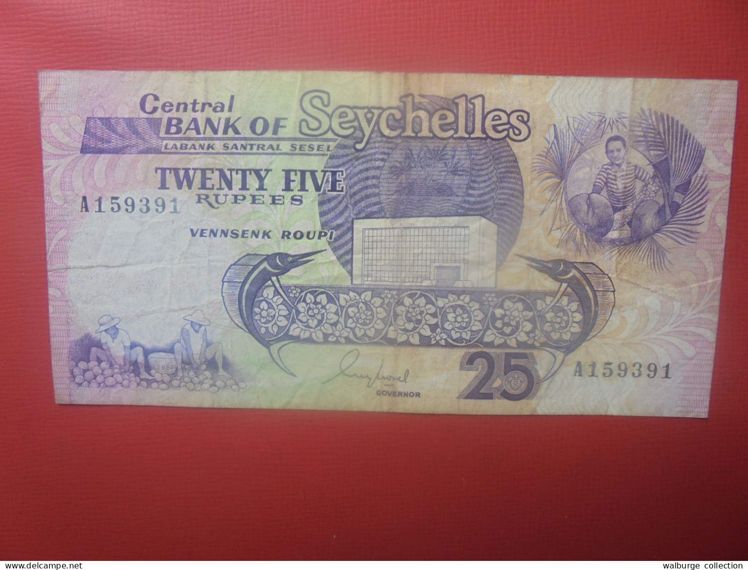 SEYCHELLES 25 Rupees 1989 Circuler (B.29) - Seychelles