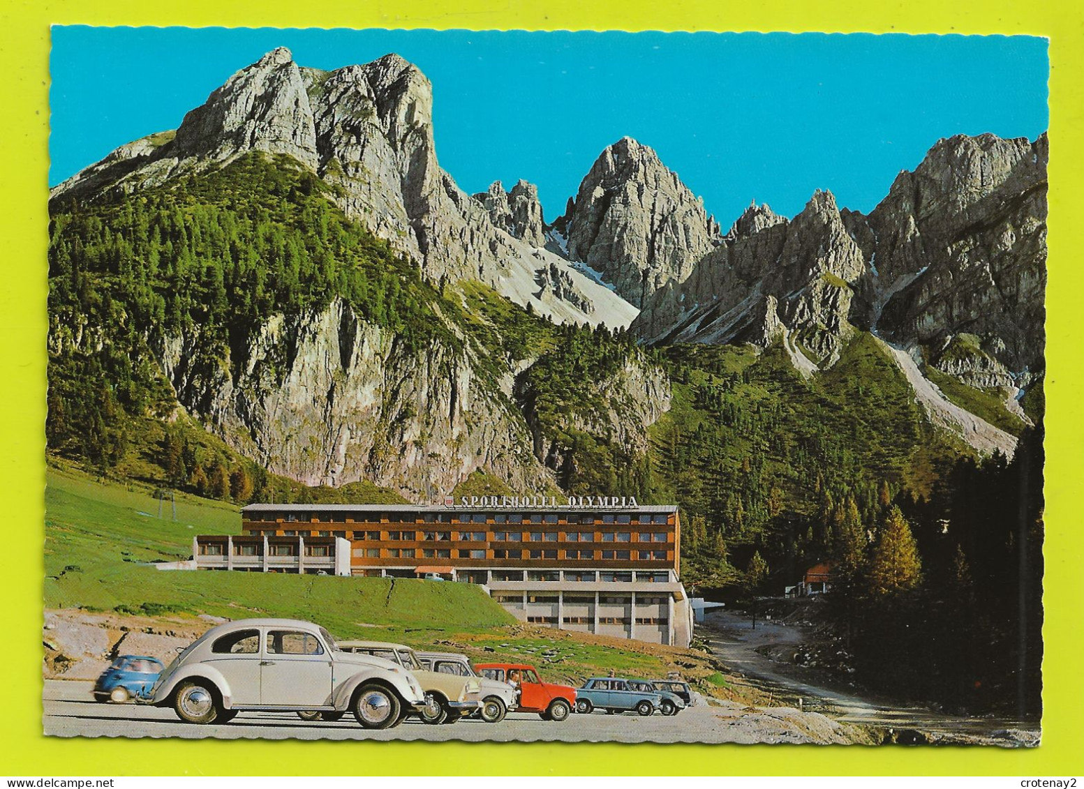 Tyrol AXAMER LIZUM Vers Innsbruck N°711 Sport Hôtel Olympia VOIR ZOOM VW Käfer Isetta DKW Fiat Austin Mini VOIR DOS - Innsbruck