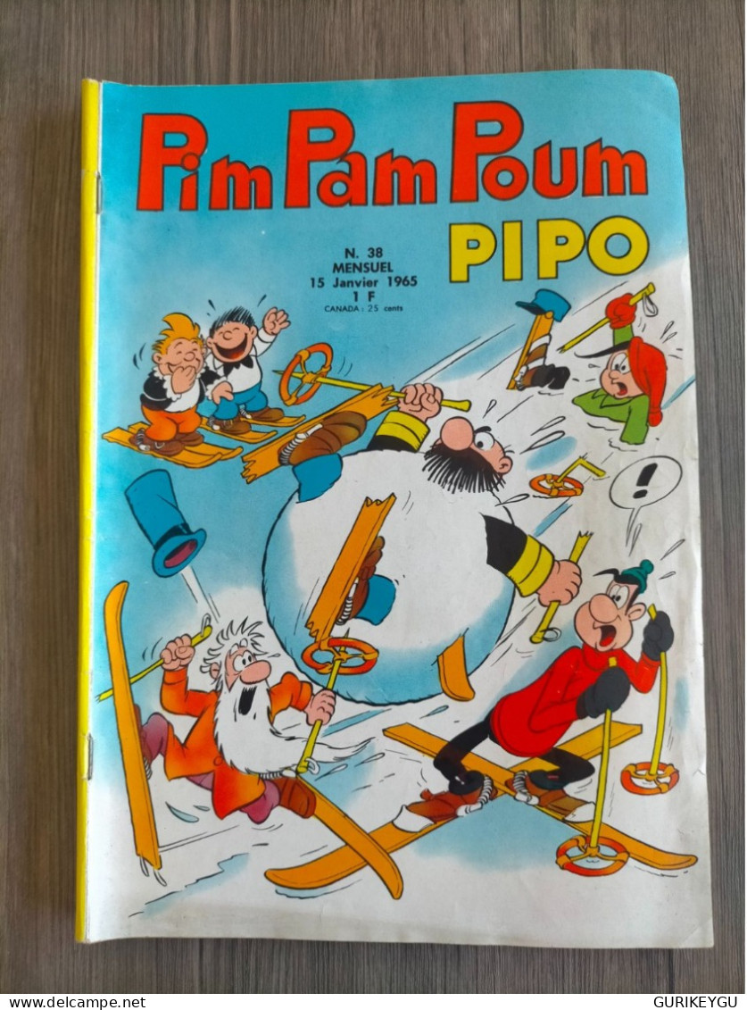 PIM PAM POUM PIPO N° 38  LUG   15/01/1965 - Tintin