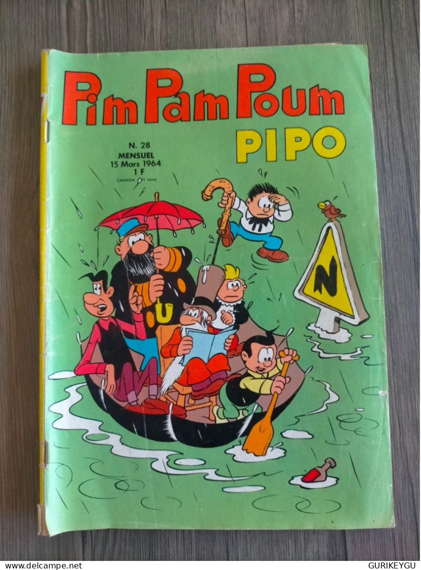 PIM PAM POUM PIPO N° 28  LUG   15/03/1964 - Tintin