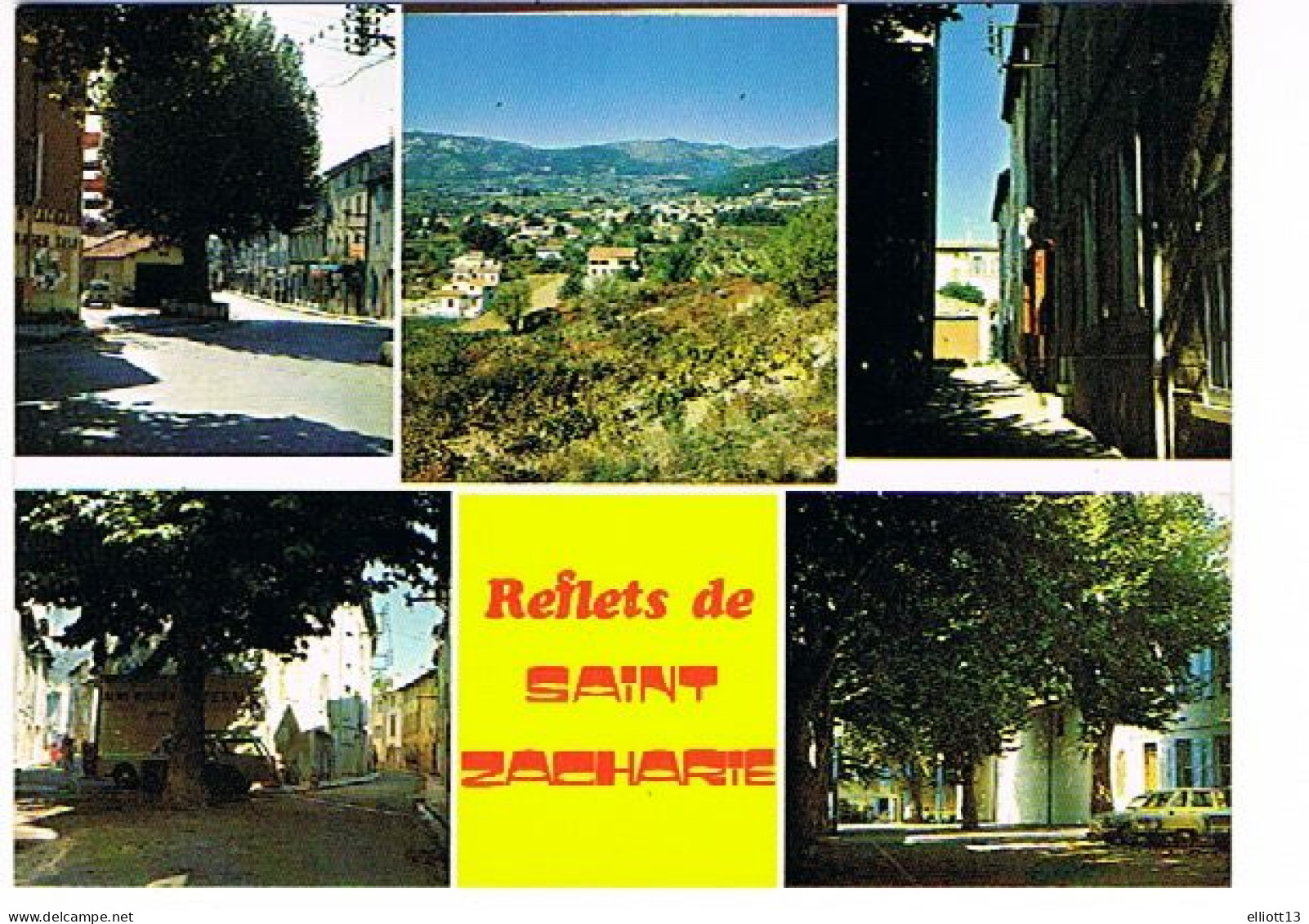Reflets De SAINT-ZACHARIE -  Var- -Multivues - Le Vieux SAINT-ZACHARIE -CPSM - Saint-Zacharie